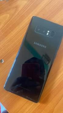 A picture of Samsung galaxy note 8