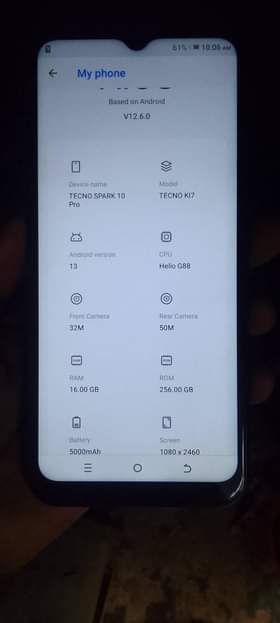 A picture of HIGHCOPY TECNO SPARK 10 PRO 256GBROM