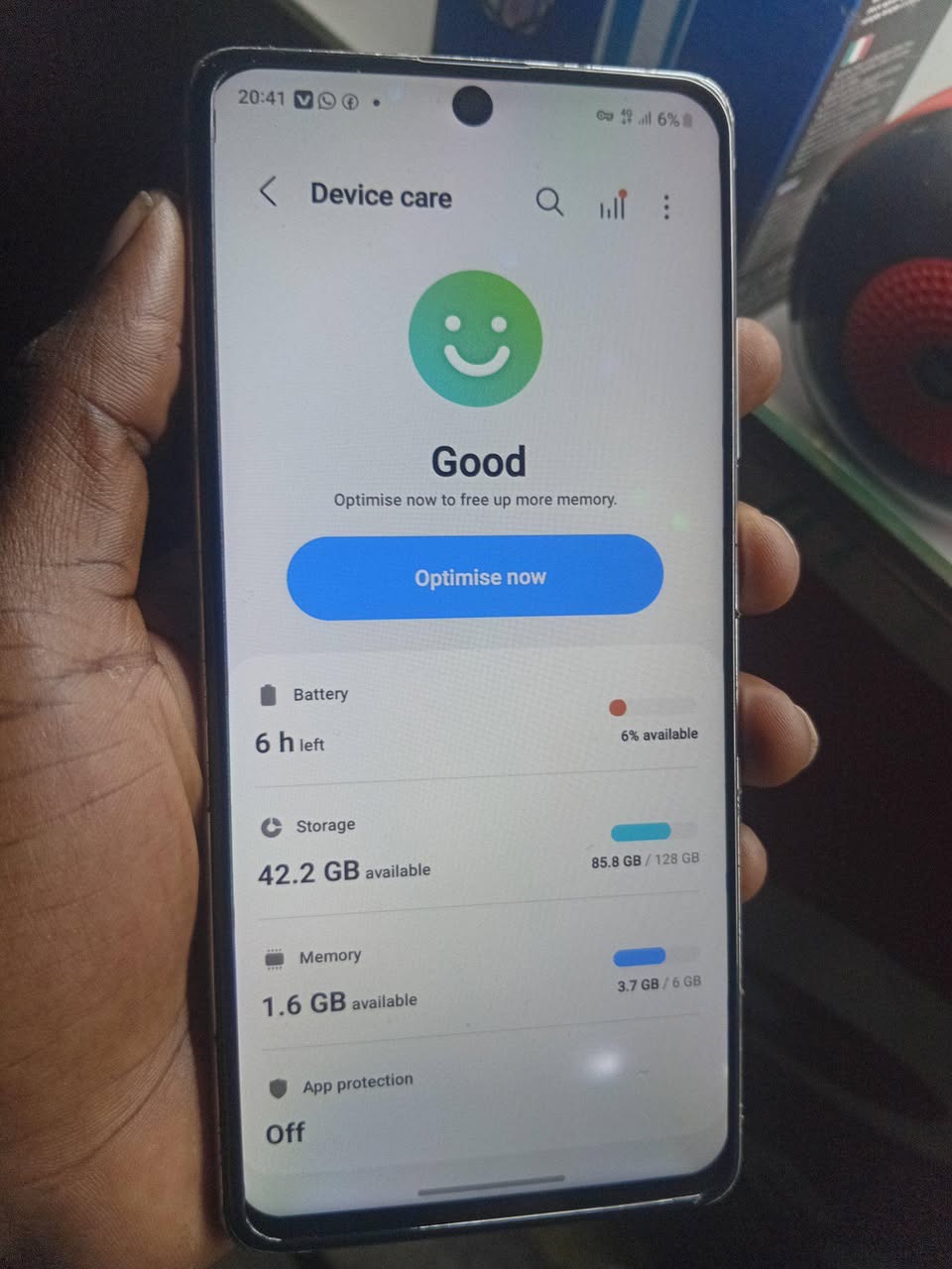 A picture of Samsung a51 5g