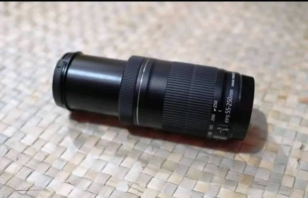 A picture of Canon lens 55 to 250mm