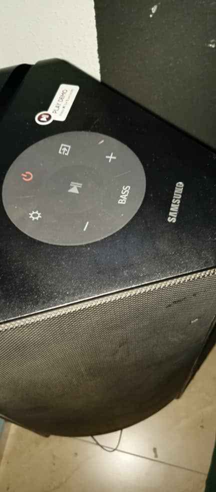 A picture of Samsung Sound system Tower