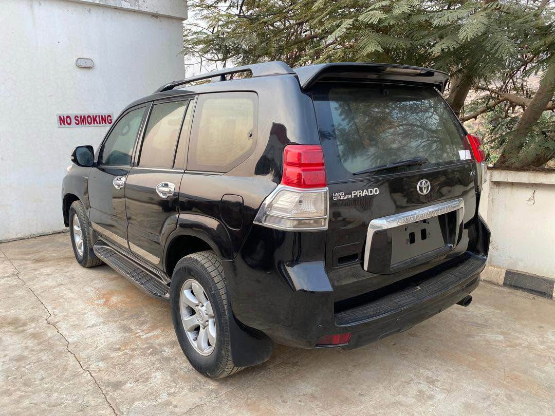A picture of Distress 2014 land cruiser Prado upgraded with ac chilling V6