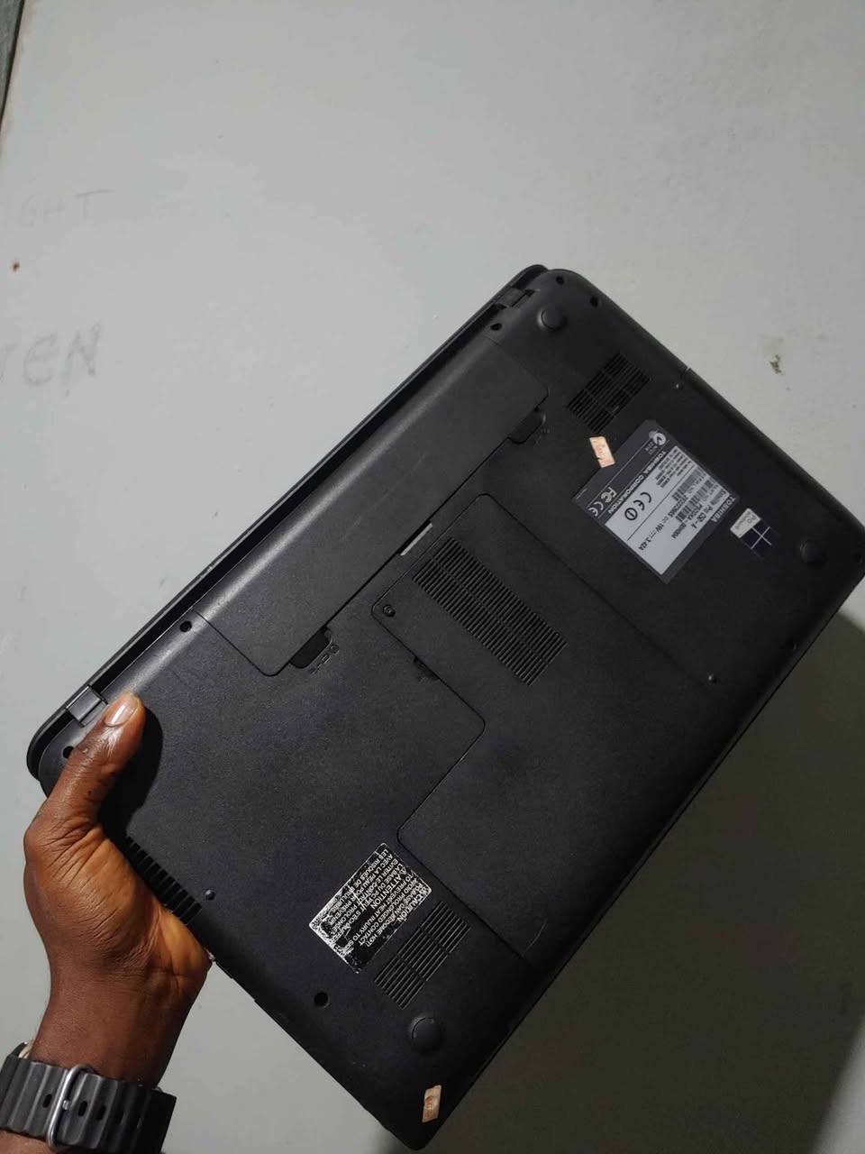 A picture of Toshiba laptop