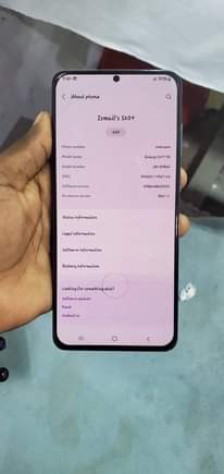A picture of SAMSUNG S20 plus 