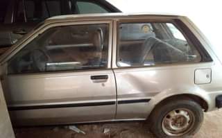 A picture of Toyota starlet engine and gear parfect location Rivers State Port