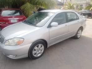 A picture of Corolla sports 08 year model available as seen Buy and