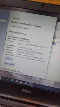 A picture of Dell latitude Core i5 7th Gen