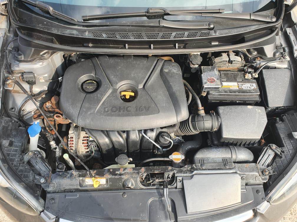 A picture of 2012 foreign used Hyundai Elentra new entry December duty Location