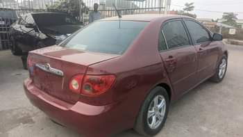 A picture of 2006 corolla Registered for 3 7 Painted on first body