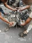 A picture of Toyota engine