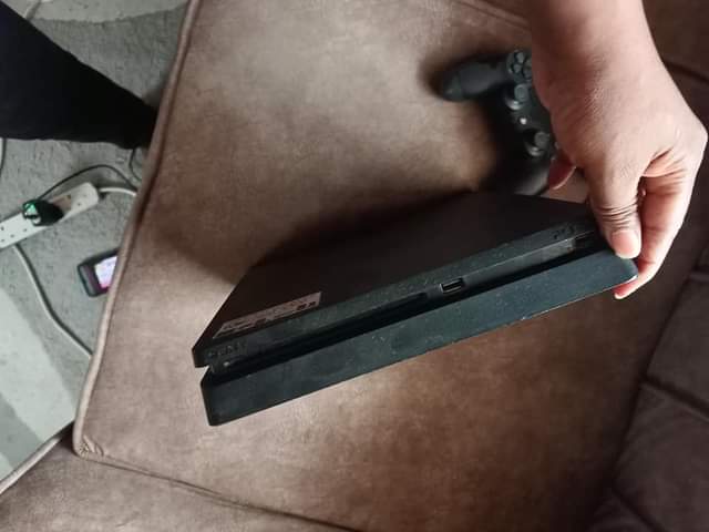 A picture of PS4 slim controllers