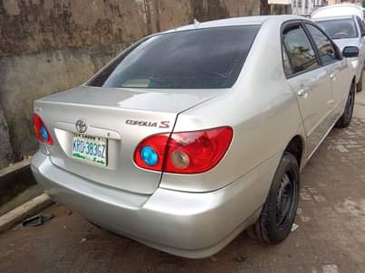 A picture of Very clean registered Toyota Corolla 2004 model engine and gear