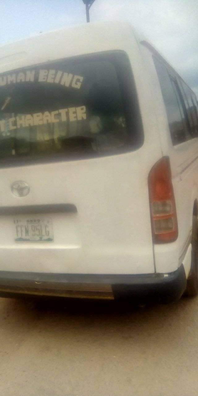 A picture of Toyota Hummer bus super clean