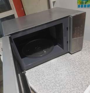 A picture of Hisense microwave