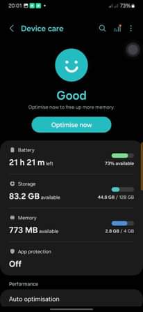 A picture of Samsung A24