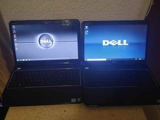 A picture of Dell laptop core i7 and i3