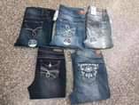 A picture of Vintage collection girls jeans clearance stock available and its high