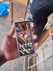 A picture of Samsung galaxy note8 64gb 6gbram cracked and as seen but