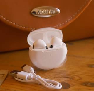 A picture of TWS bluetooth wireless earbuds