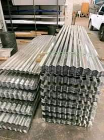 A picture of iron sheets