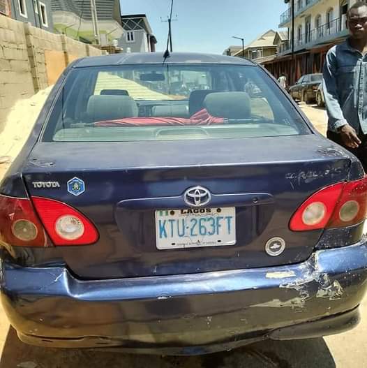 A picture of Toyota Corolla 2007 registered 09066107030 