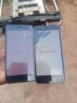 A picture of KYV44 and SHARP Android smart phones