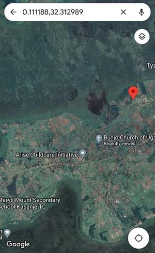 A picture of 50 100 plot in kasanje bunjo at only 8.500.000