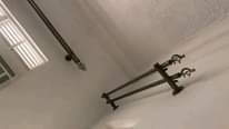 A picture of Curtain rods