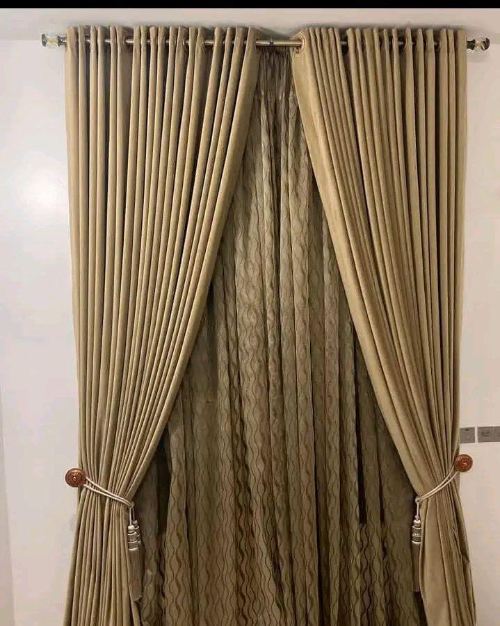 A picture of Turkish curtains 5k per yard at nyanya market Abuja
