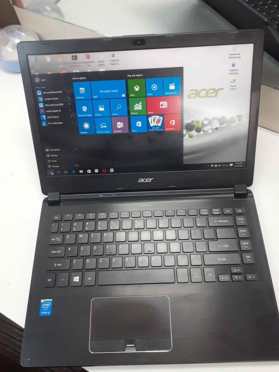 A picture of Acer Core i5 8GB Ram