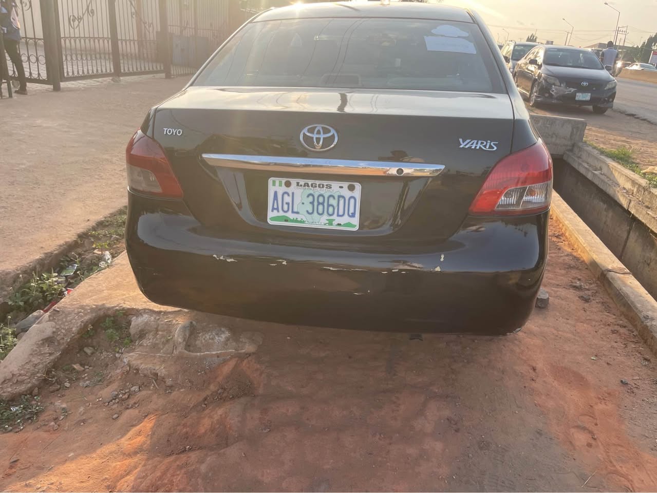 A picture of Toyota Yaris used 08077814086