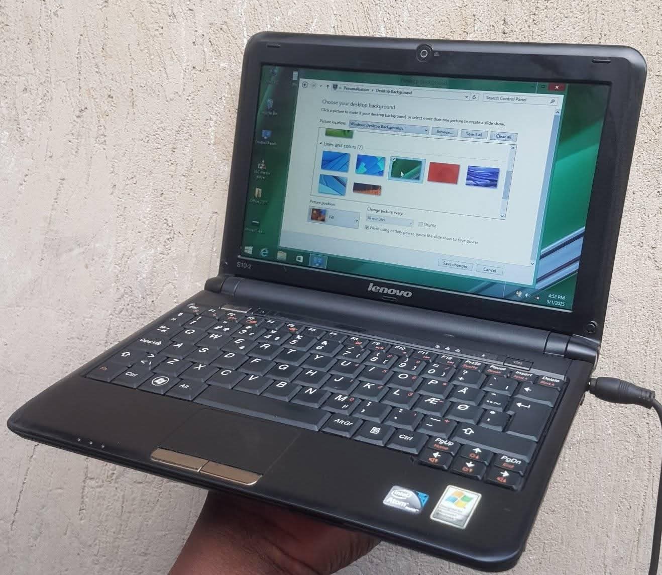 A picture of Lenovo mini laptop