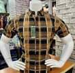 A picture of Men short sleeved checked shirts
