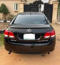 A picture of Clean Nigerian Used Black Lexus GS350 2008 Full Options Upgraded