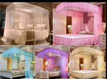 A picture of FANCY MOSQUITO NETS WITH RAILS AVAILABLE WE DELIVER AND FIX