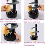 A picture of Multifunctional Automatic Electric Potato Peeler Automatic Rotating Fruits Vegetables Cutter