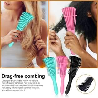 A picture of Detangling Brushes for Natural Hair Detangling Brush for 3a to