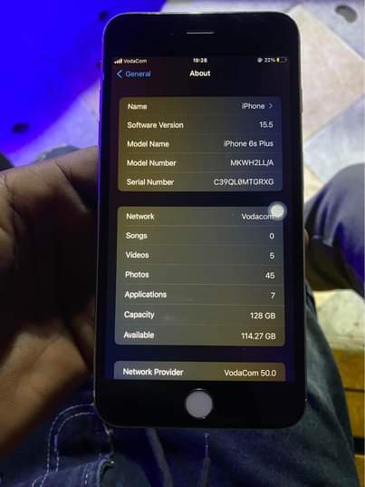 A picture of iPhone 6s Plus
