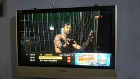 A picture of 42 inch plasma TV set