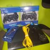 A picture of Ps3 superslim kwa bei chee kabisa full package na games