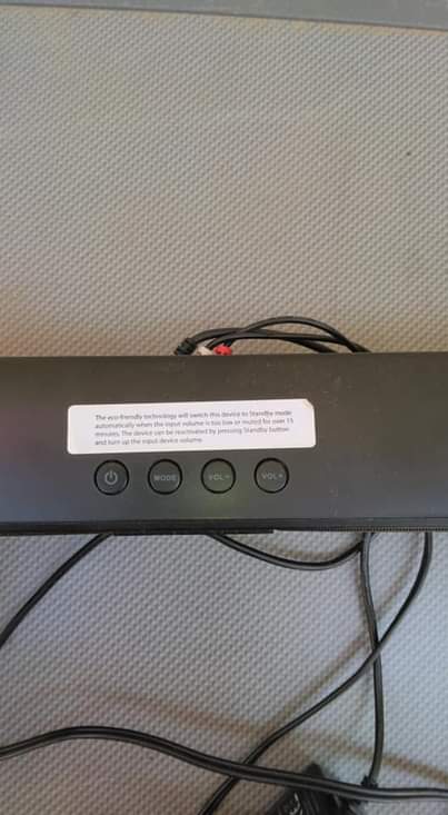 A picture of Nauza sound bar w120 kama ilivyo ni mtumba 150000 0628508450