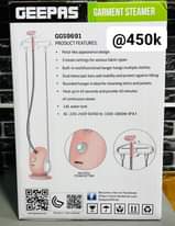 A picture of Garment steamers 0705394267