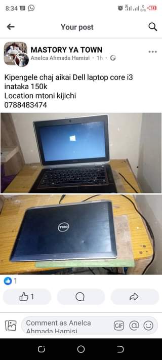 A picture of Dell laptop core i3 inataka laki na 50
