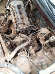 A picture of 2004 model corola painted on first body engine and gear