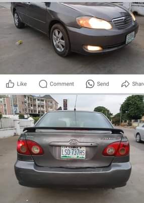 A picture of Neatly Used Toyota Corolla 2006 Untempered Engine Gear Everything working