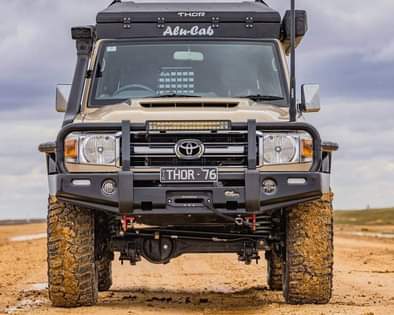 A picture of Bull Bar Bumper to suit Land cruiser 76 7 8