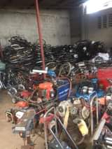A picture of Bicycle water pump wheel chairs car wash machine welding machine