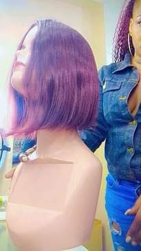 A picture of Semi human boob wig