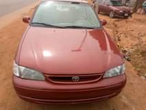 A picture of Clean 2000 model Toyota corrola Automatic drive with duty Location
