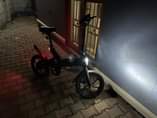 A picture of Electric bike JETSON was imported from AMSTERDAM battery can take